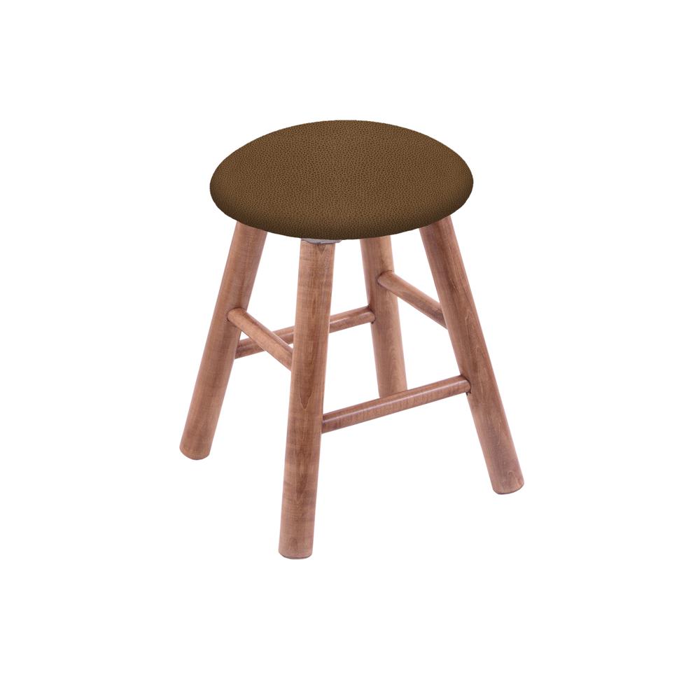 Maple Vanity Stool in Medium Finish with Rein Thatch Seat