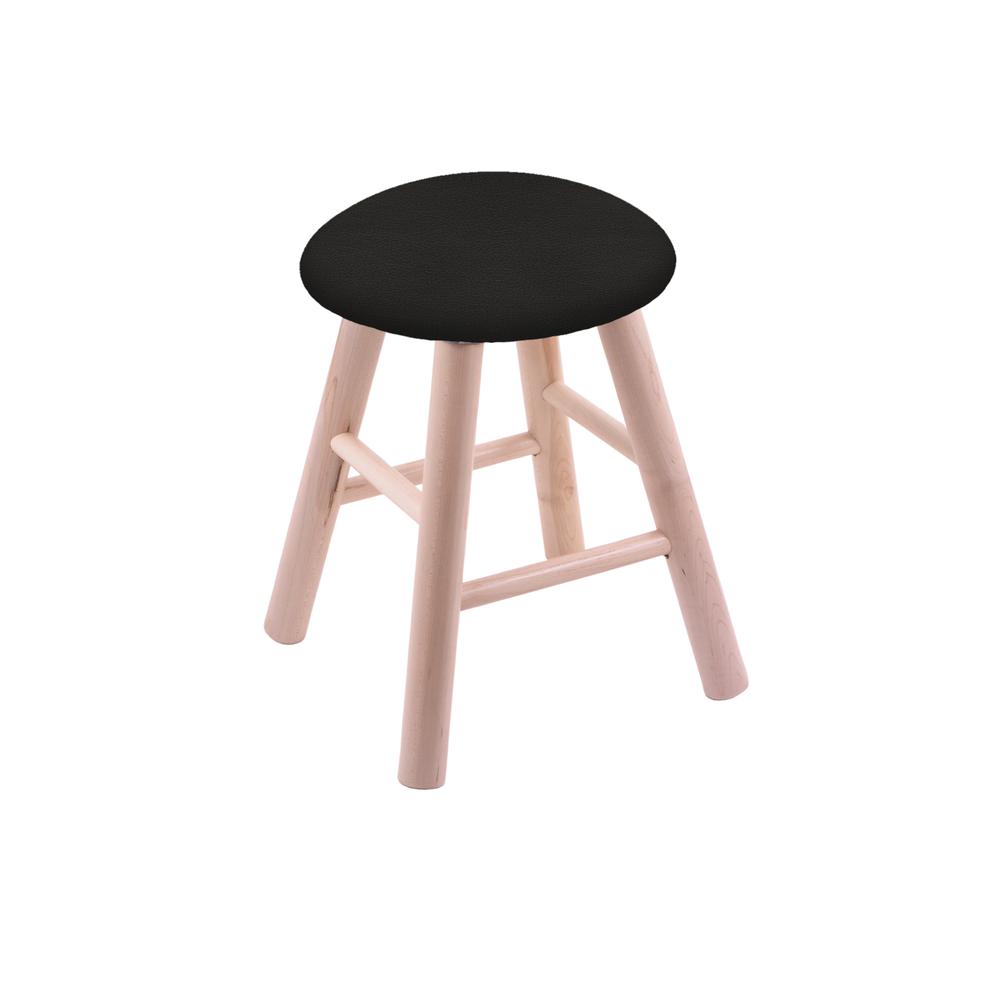 Maple Vanity Stool in Natural Finish with Canter Espresso Seat