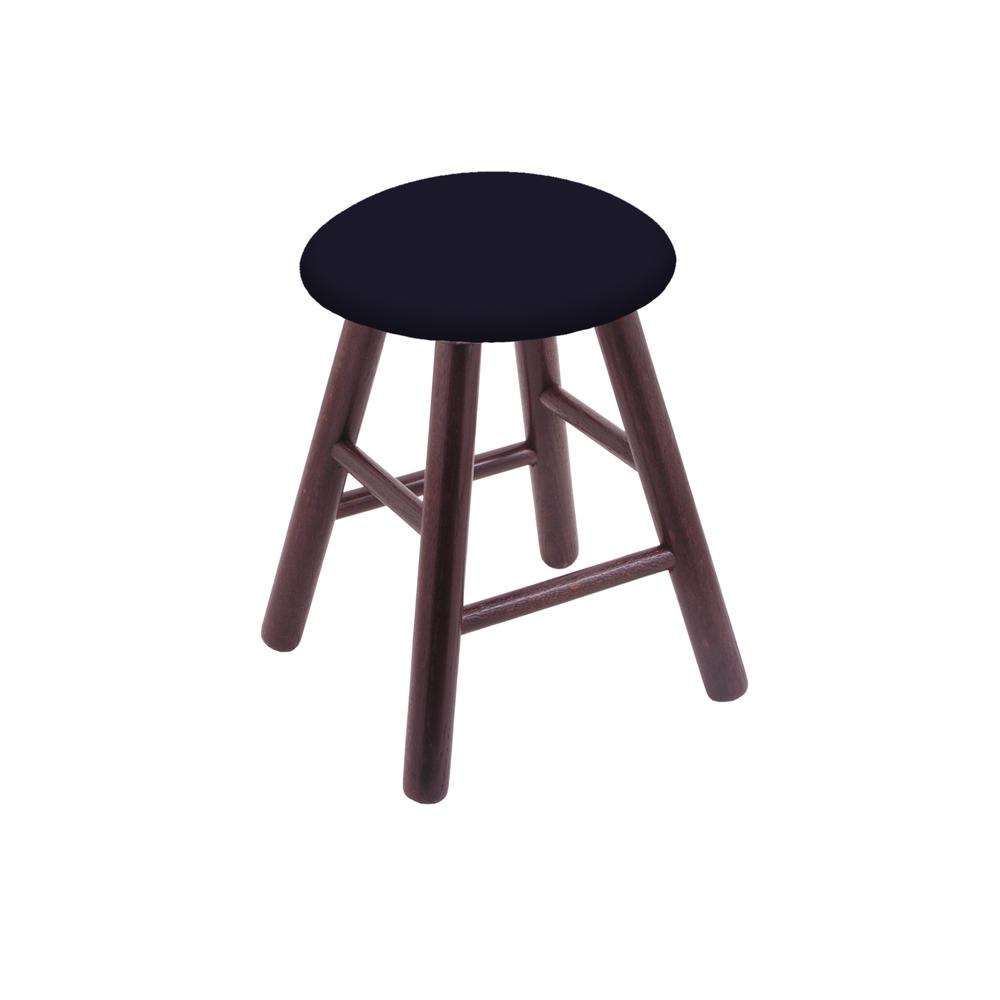 Oak Vanity Stool in Dark Cherry Finish with Canter Twilight Seat