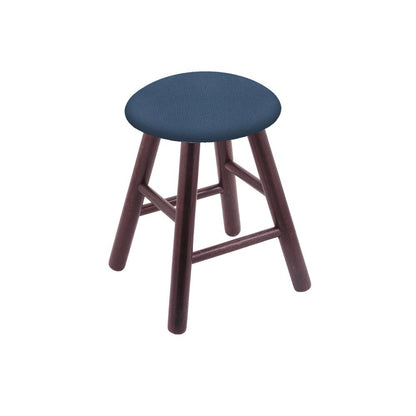 Oak Vanity Stool in Dark Cherry Finish with Rein Bay Seat