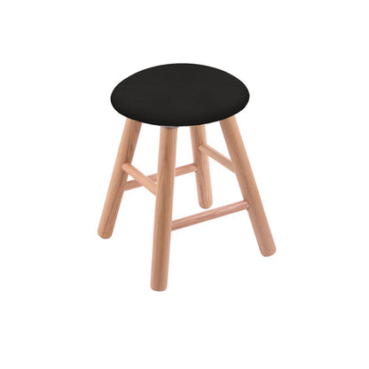Oak Vanity Stool in Natural Finish with Canter Espresso Seat