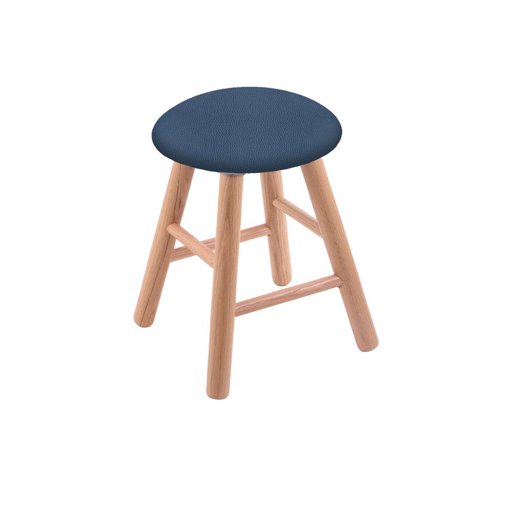 Oak Vanity Stool in Natural Finish with Rein Bay Seat