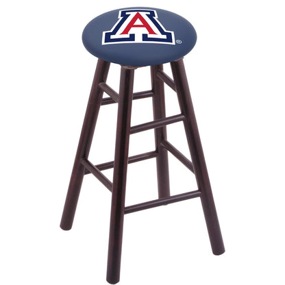 Maple Counter Stool in Dark Cherry Finish with Arizona Seat