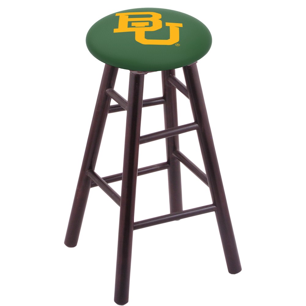 Maple Counter Stool in Dark Cherry Finish with Baylor Seat