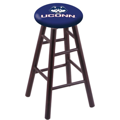 Maple Counter Stool in Dark Cherry Finish with Connecticut Seat