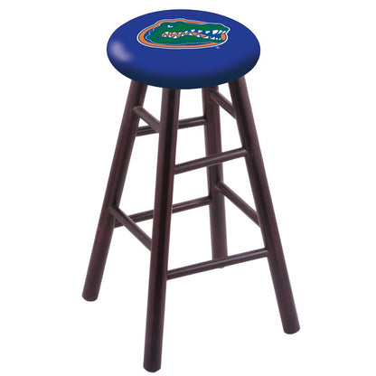 Maple Counter Stool in Dark Cherry Finish with Florida Seat