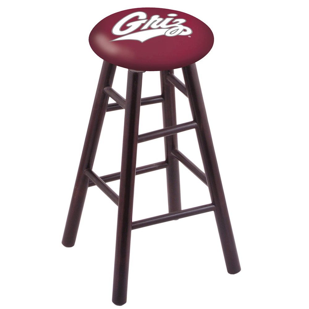 Maple Counter Stool in Dark Cherry Finish with Montana Seat