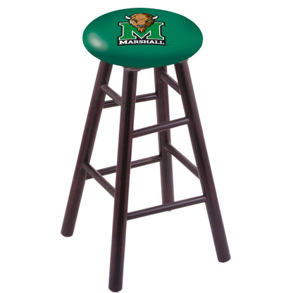 Maple Counter Stool in Dark Cherry Finish with Marshall Seat