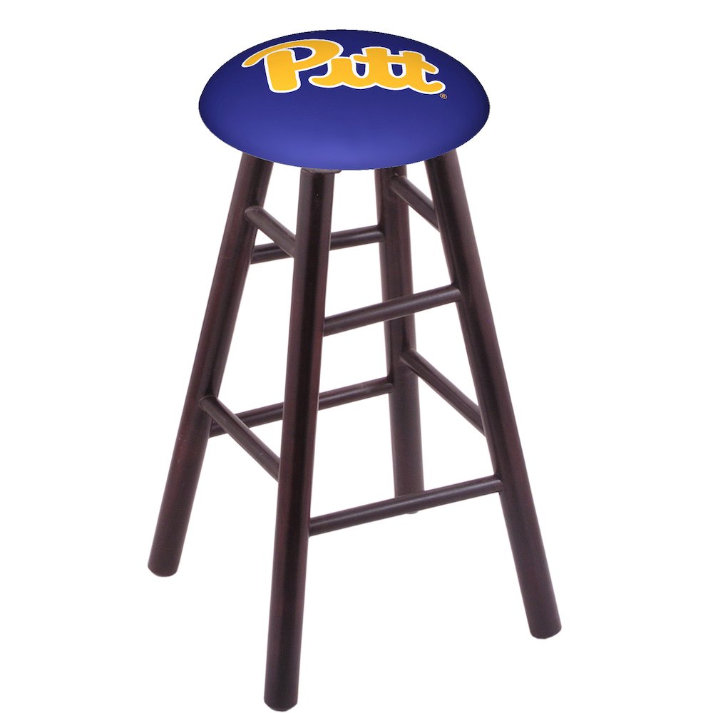Maple Counter Stool in Dark Cherry Finish with Pitt Seat