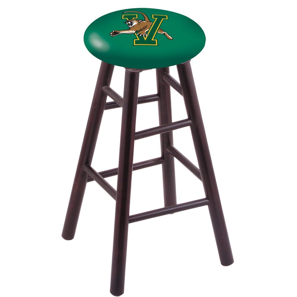 Maple Counter Stool in Dark Cherry Finish with Vermont Seat