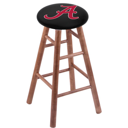 Maple Counter Stool in Medium Finish with Alabama Seat