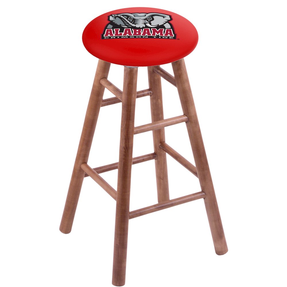 Maple Counter Stool in Medium Finish with Alabama Seat