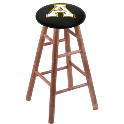 Maple Counter Stool in Medium Finish with Appalachian State Seat