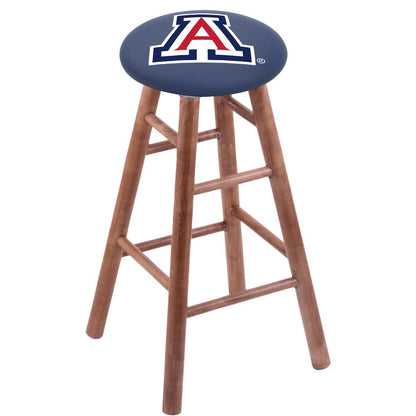 Maple Counter Stool in Medium Finish with Arizona Seat