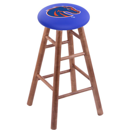 Maple Counter Stool in Medium Finish with Boise State Seat