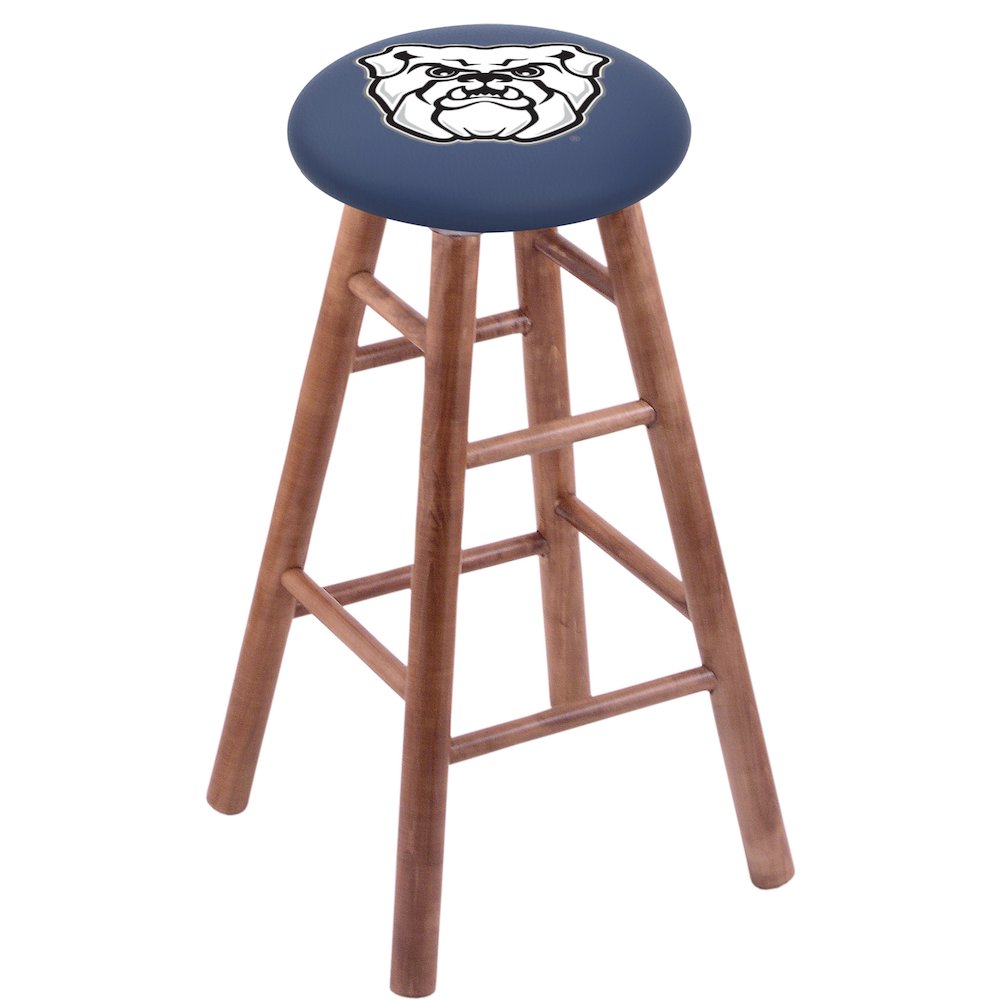 Maple Counter Stool in Medium Finish with Butler University Seat