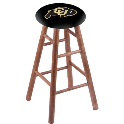 Maple Counter Stool in Medium Finish with Colorado Seat