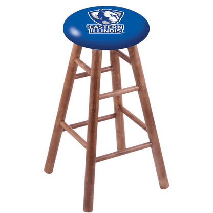 Maple Counter Stool in Medium Finish with Eastern Illinois Seat