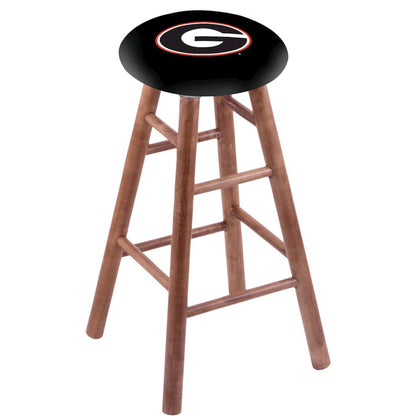 Maple Counter Stool in Medium Finish with Georgia "G" Seat