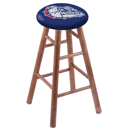 Maple Counter Stool in Medium Finish with Gonzaga Seat