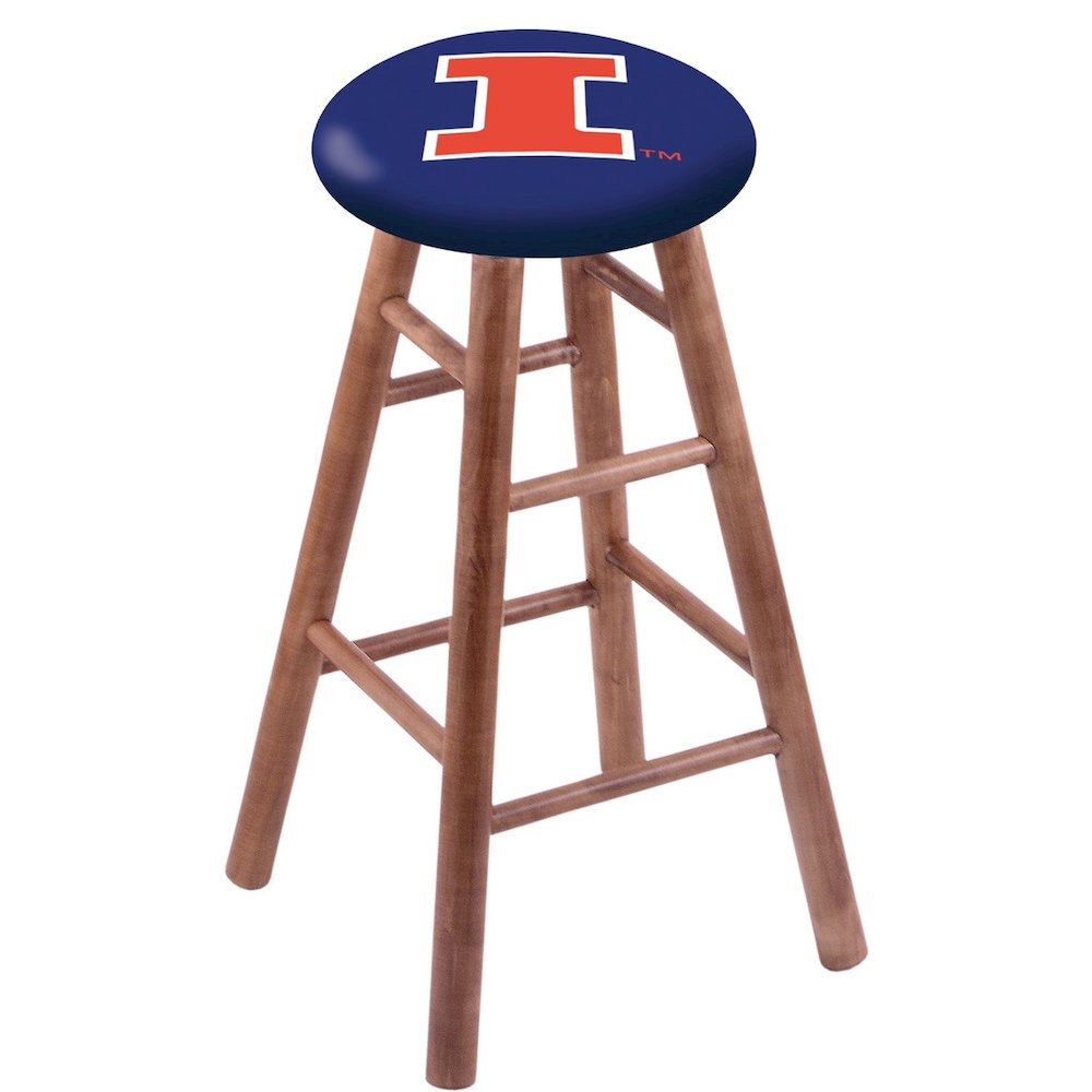Maple Counter Stool in Medium Finish with Illinois Seat