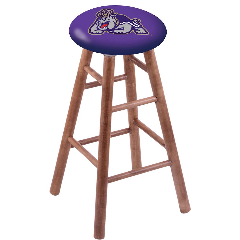Maple Counter Stool in Medium Finish with James Madison Seat