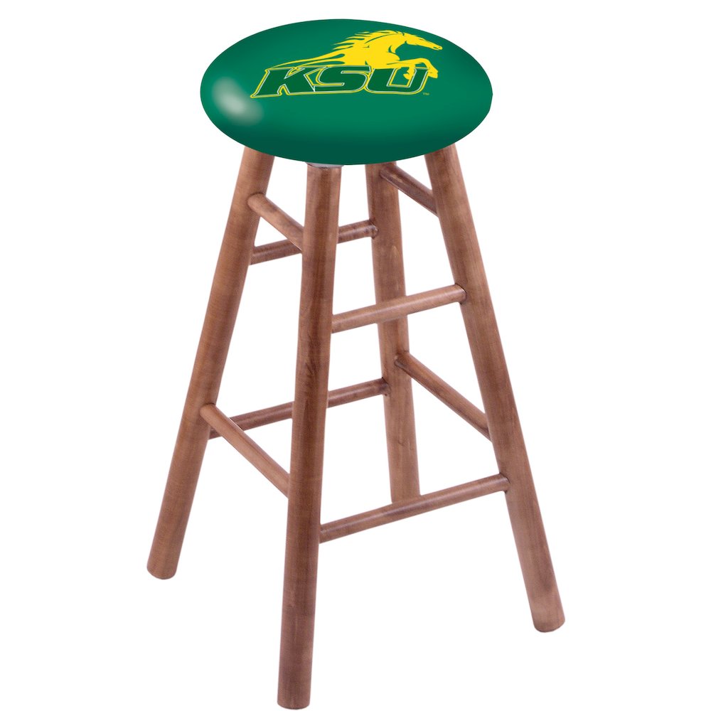 Maple Counter Stool in Medium Finish with Kentucky State University Seat
