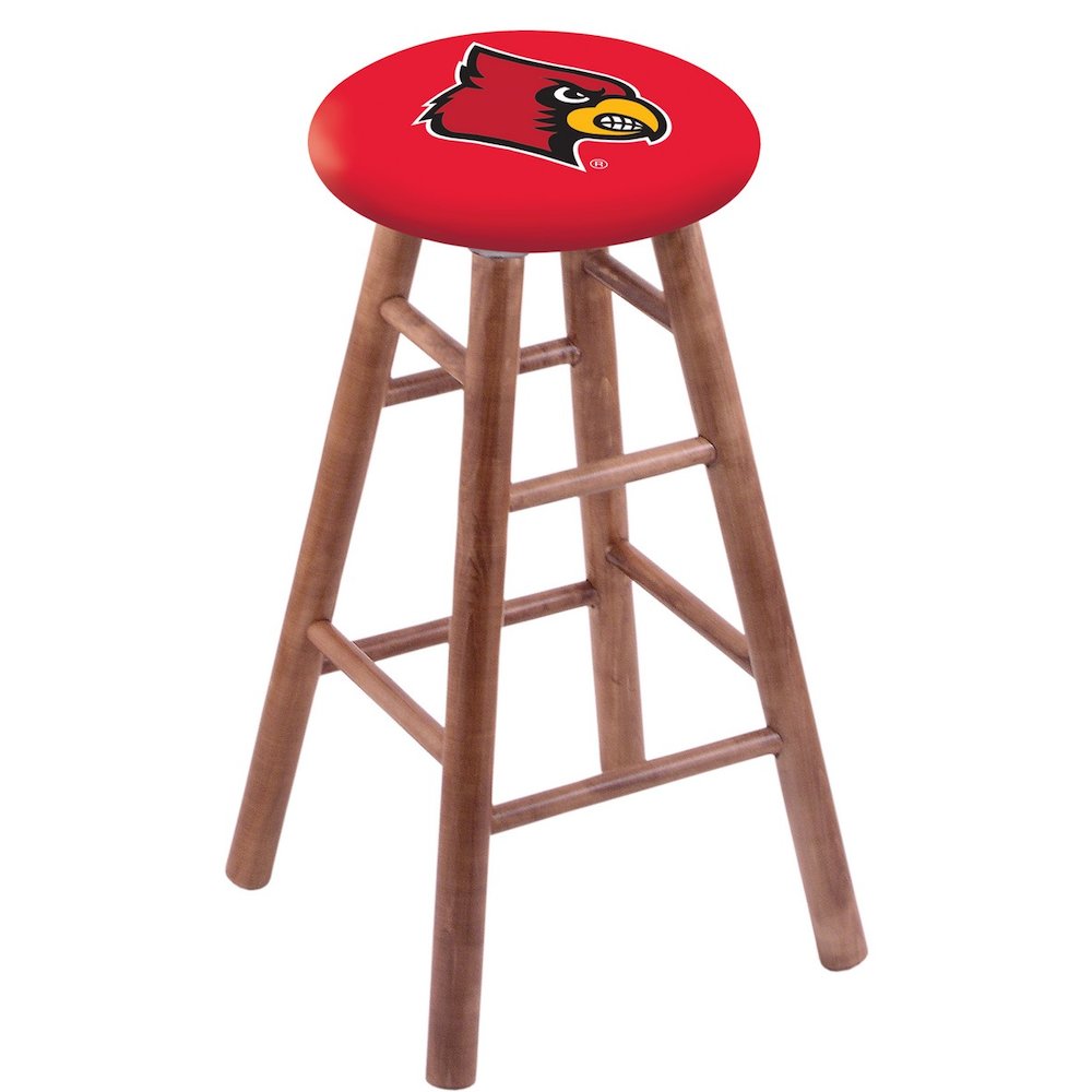 Maple Counter Stool in Medium Finish with Louisville Seat