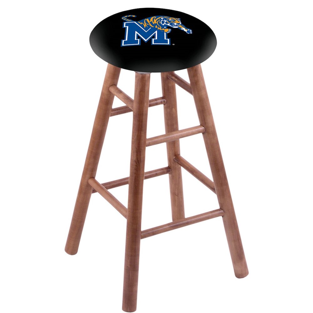 Maple Counter Stool in Medium Finish with Memphis Seat