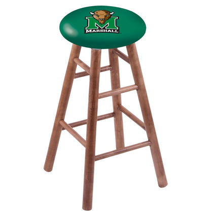 Maple Counter Stool in Medium Finish with Marshall Seat