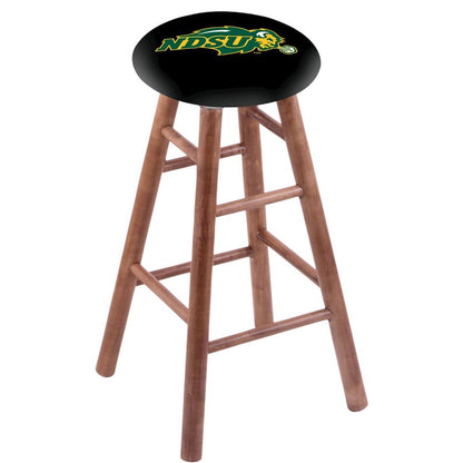 Maple Counter Stool in Medium Finish with North Dakota State Seat