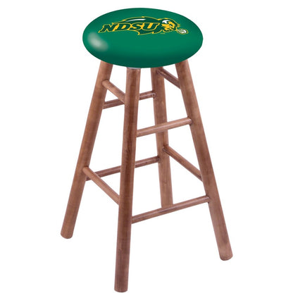 Maple Counter Stool in Medium Finish with North Dakota State Seat