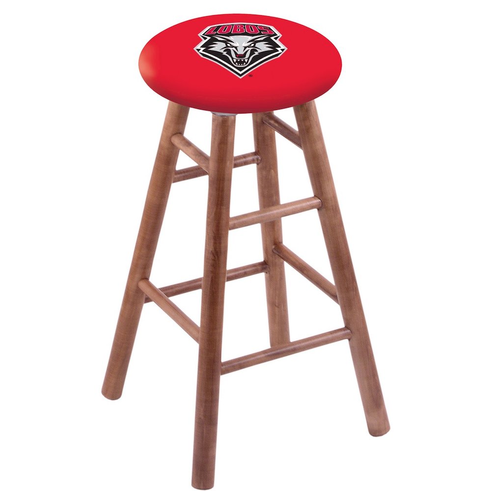Maple Bar Stool in Medium Finish with New Mexico Seat