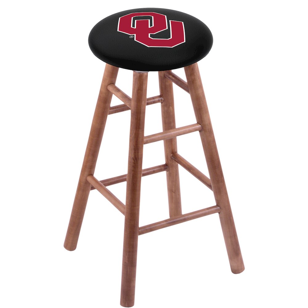 Maple Counter Stool in Medium Finish with Oklahoma Seat