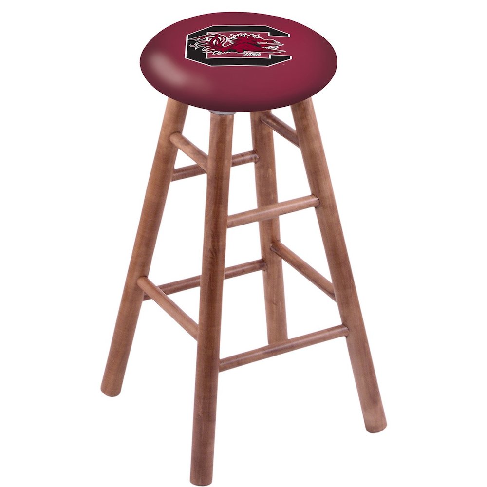 Maple Counter Stool in Medium Finish with South Carolina Seat