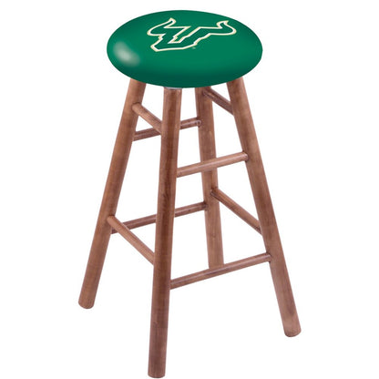 Maple Counter Stool in Medium Finish with South Florida Seat