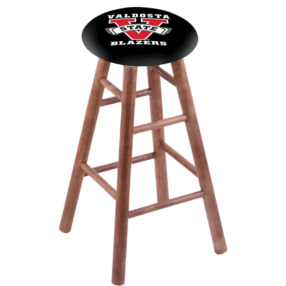 Maple Counter Stool in Medium Finish with Valdosta State Seat
