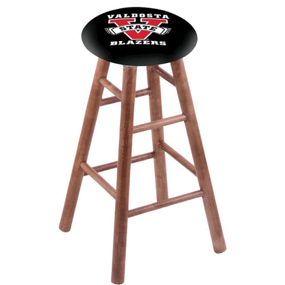 Maple Counter Stool in Medium Finish with Valdosta State Seat