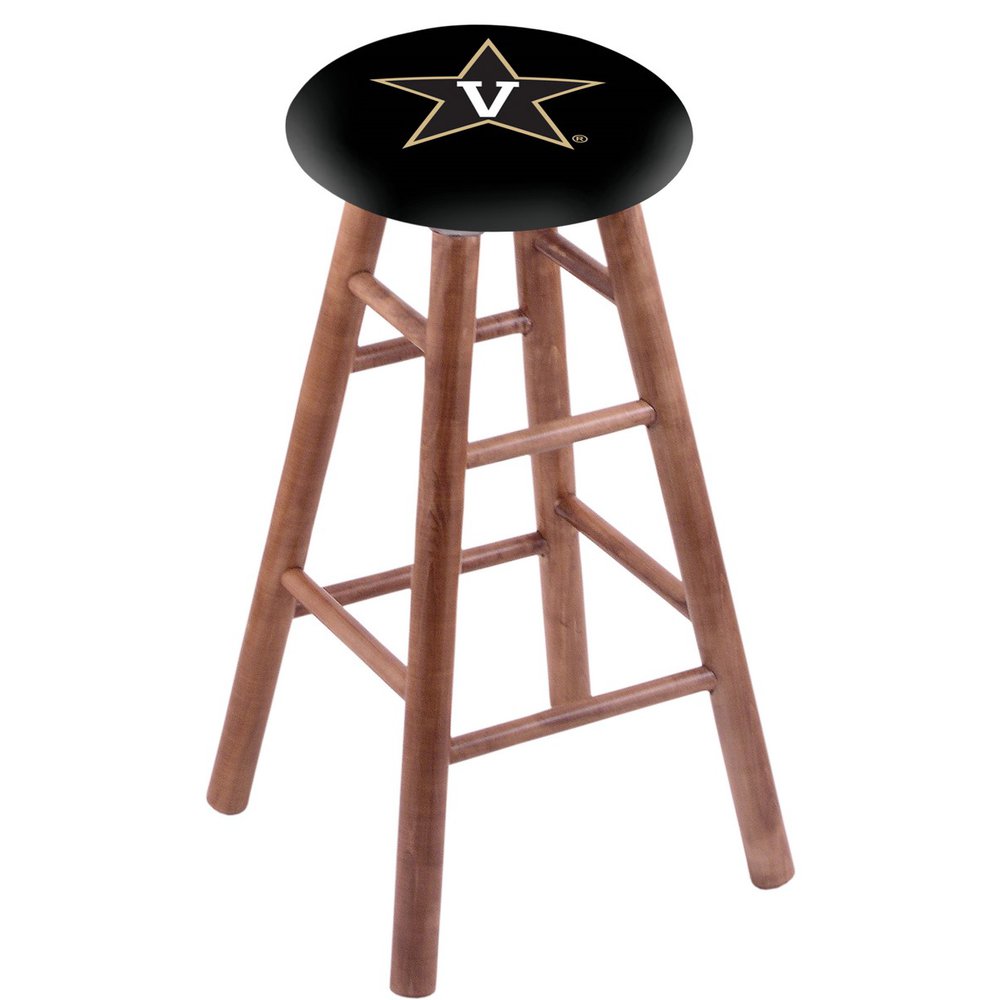 Maple Counter Stool in Medium Finish with Vanderbilt Seat