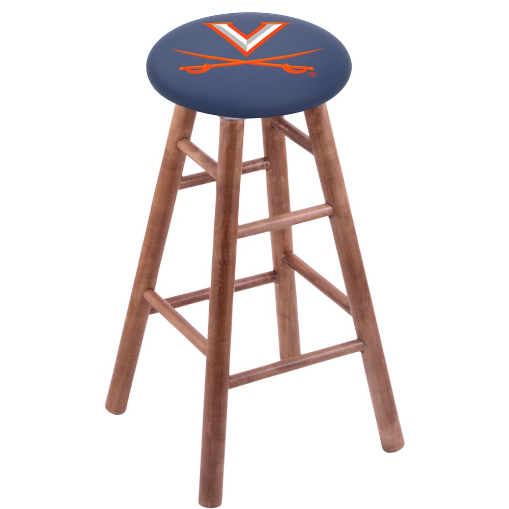 Maple Counter Stool in Medium Finish with Virginia Seat