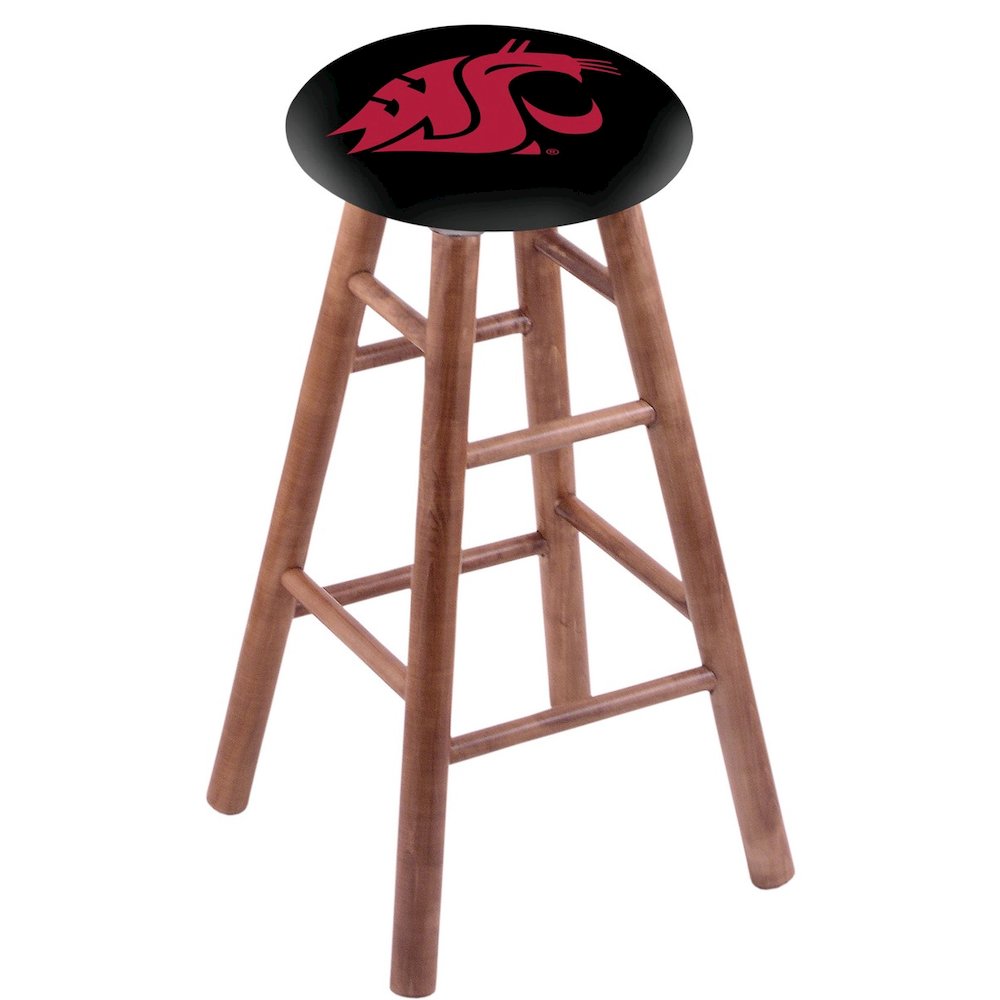 Maple Counter Stool in Medium Finish with Washington State Seat