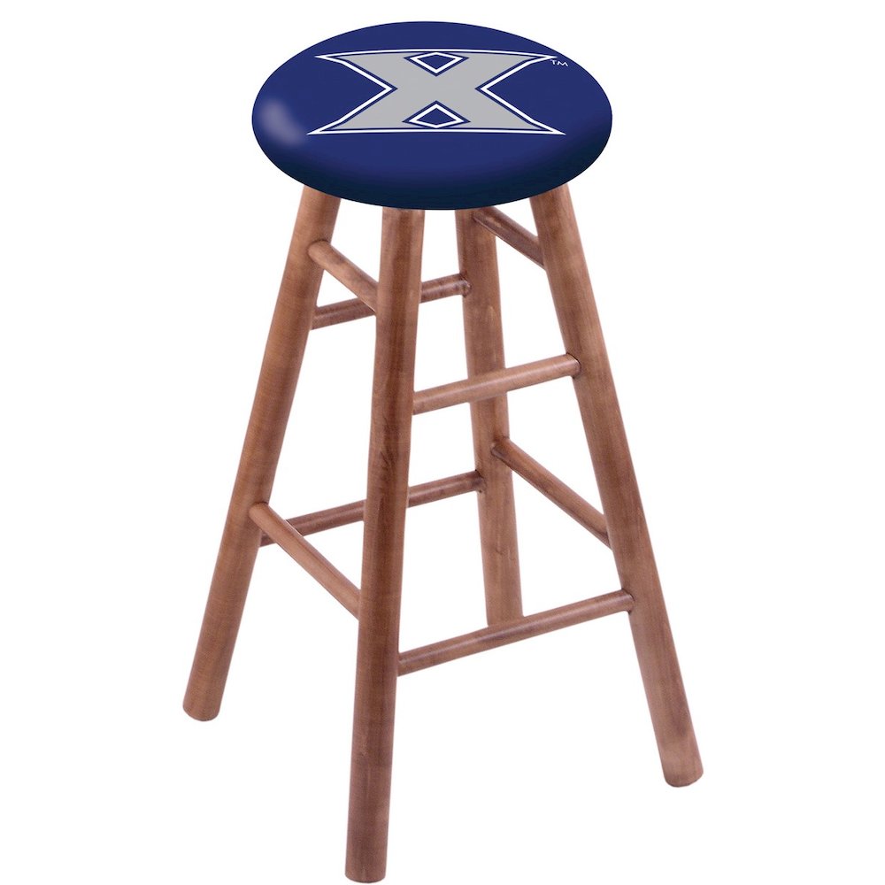 Maple Counter Stool in Medium Finish with Xavier Seat