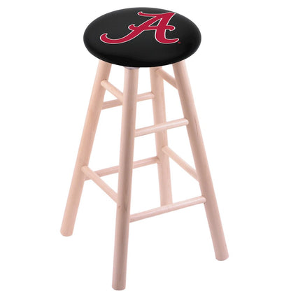 Maple Counter Stool in Natural Finish with Alabama Seat