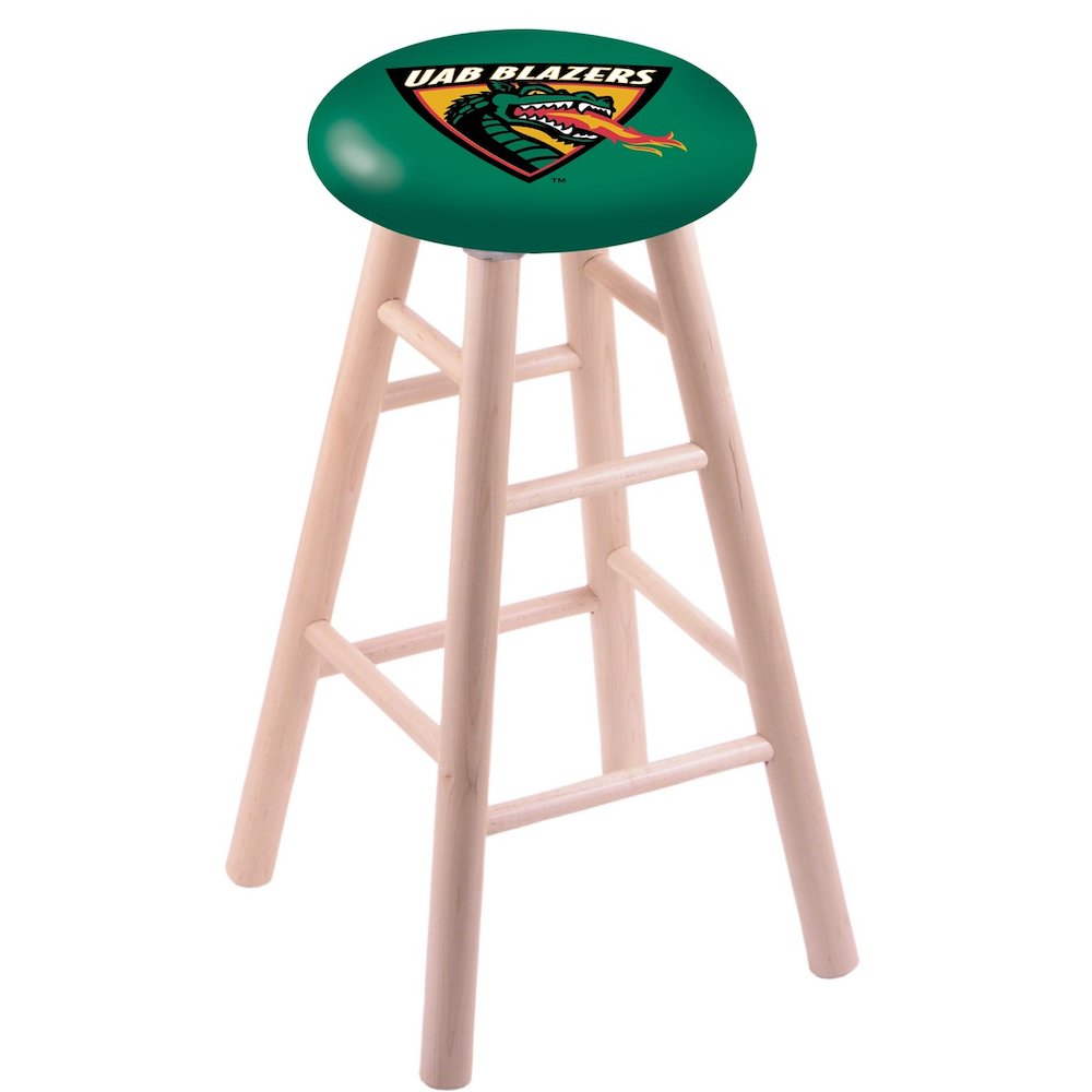Maple Counter Stool in Natural Finish with UAB Seat