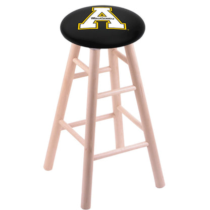Maple Counter Stool in Natural Finish with Appalachian State Seat