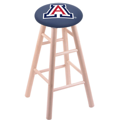 Maple Counter Stool in Natural Finish with Arizona Seat