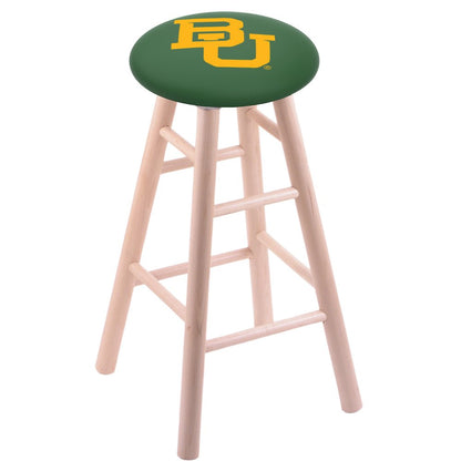 Maple Counter Stool in Natural Finish with Baylor Seat