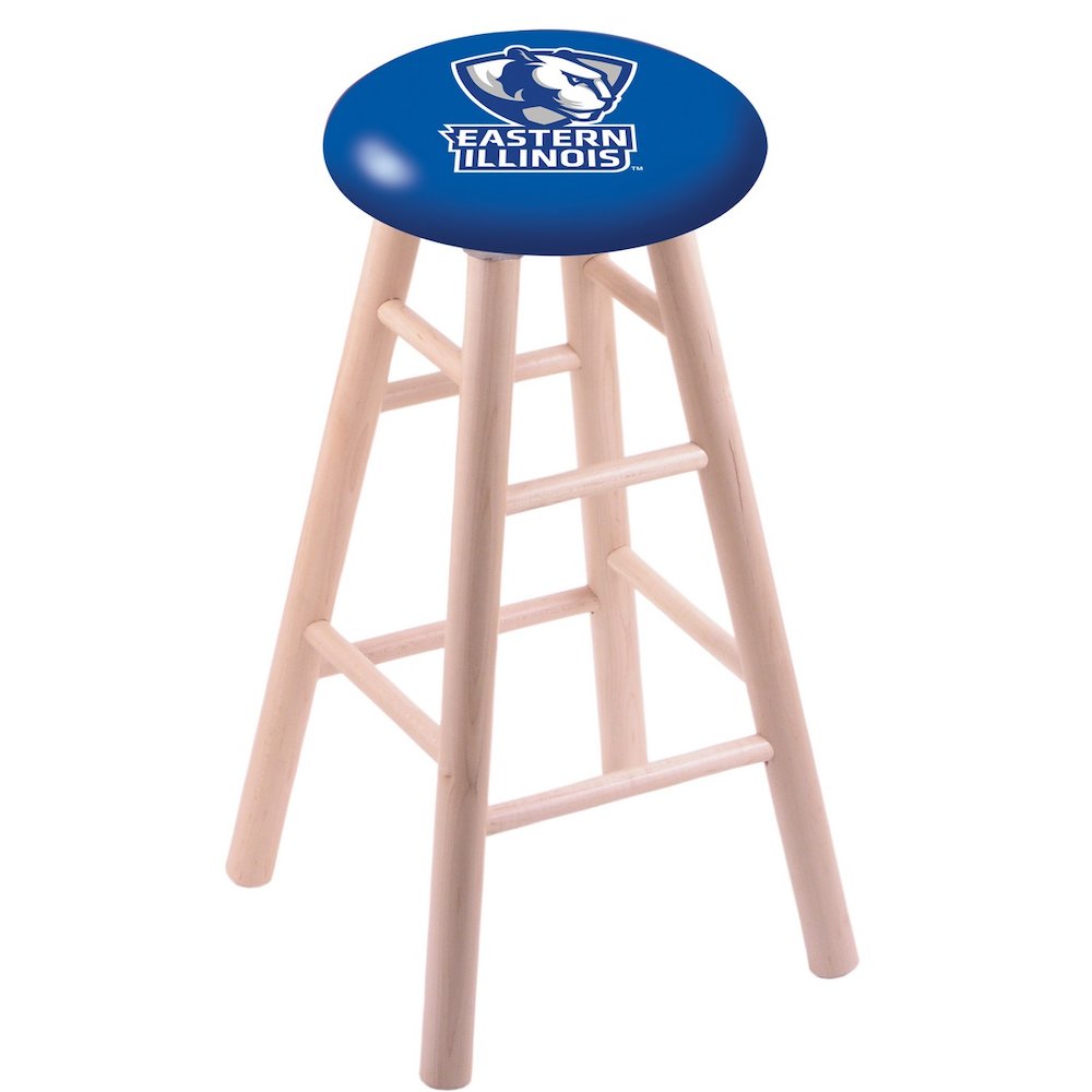 Maple Counter Stool in Natural Finish with Eastern Illinois Seat