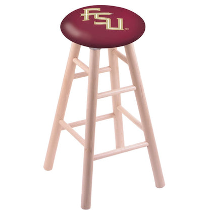 Maple Counter Stool in Natural Finish with Florida State (Script) Seat