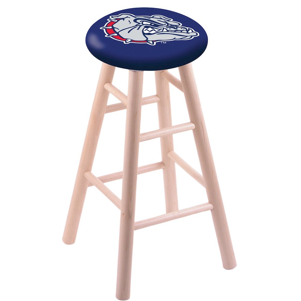 Maple Counter Stool in Natural Finish with Gonzaga Seat